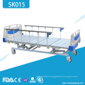 SK015 Cheap Hospital Four Crank Manual Patient Bed For Sale